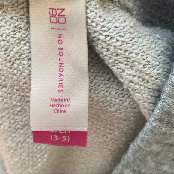 No Boundaries Gray Athletic Shorts with Drawstring Waist size S - Picture 4 of 4